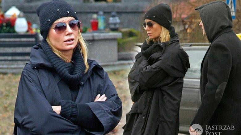 Agnieszka Szulim i Piotr Woźniak-Starak w Górze Kalwarii na pogrzebie Andrzeja Żuławskiego. Na co zmarł reżyser?