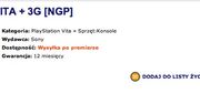 PlayStation Vita z 3G za 1380zł
