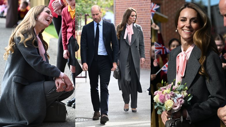 Kate Middleton i książę William odwiedzili szkołę w Southport