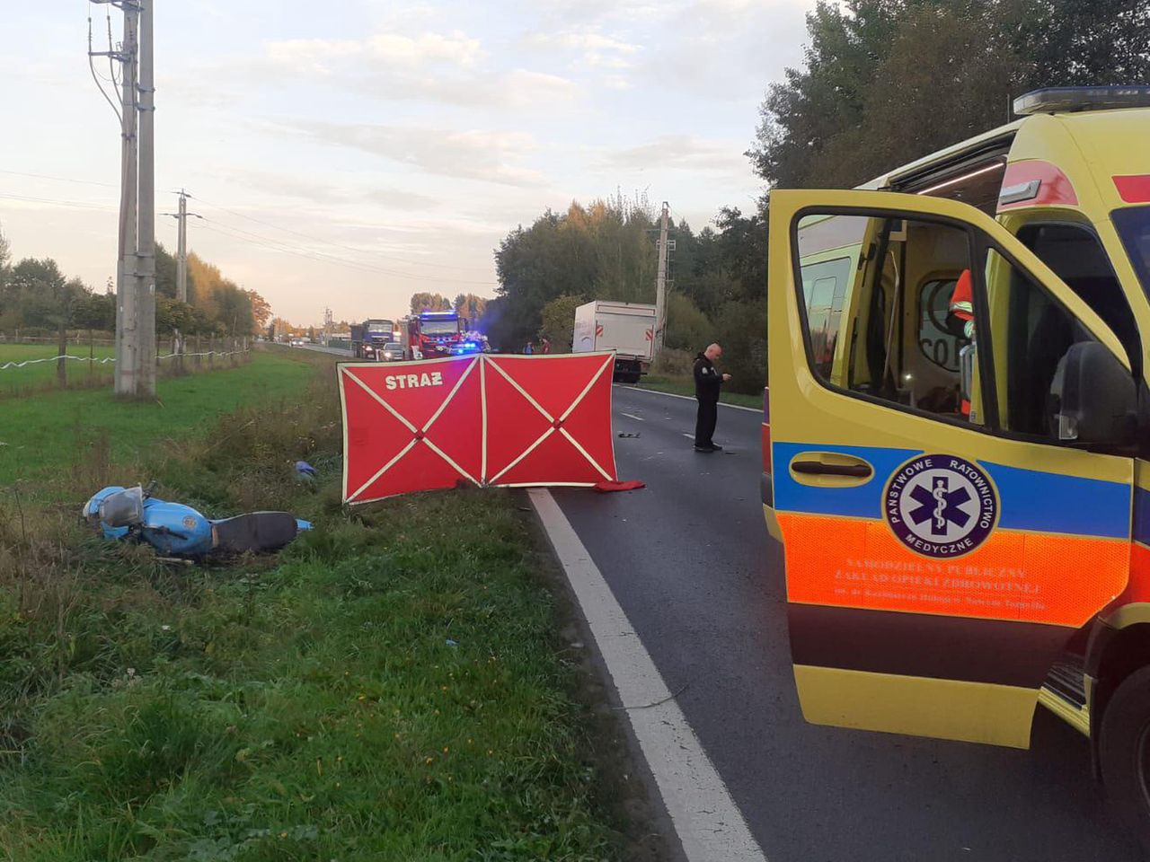 Wypadek na obwodnicy. Nie żyje motocyklista