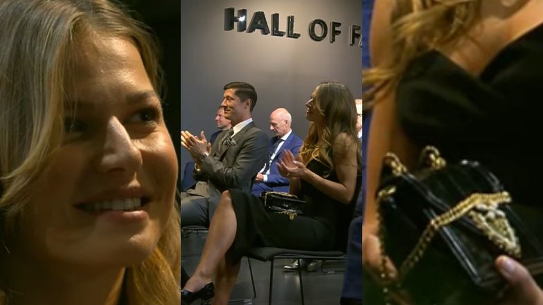 Anna Lewandowska wspiera Robert podczas odbierania Złotego Buta 