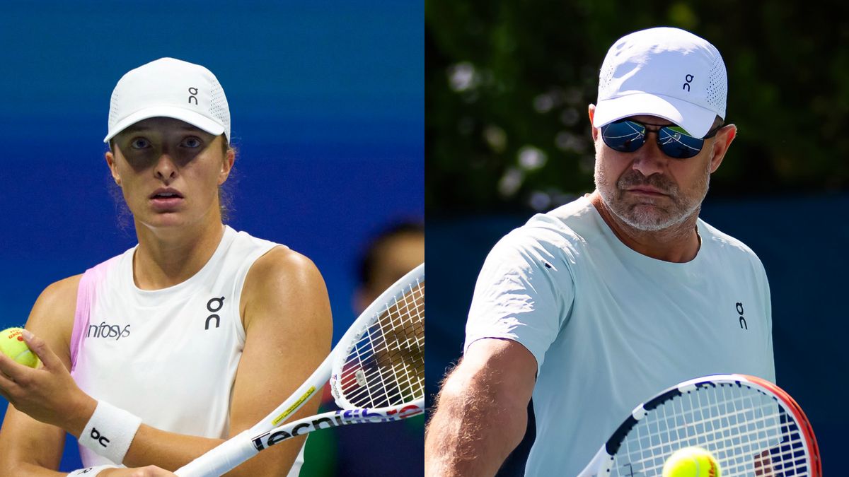 Getty Images / Peter van den Berg/ISI Photos oraz  Robert Prange / Na zdjęciu: Iga Świątek i Tomasz Wiktorowski