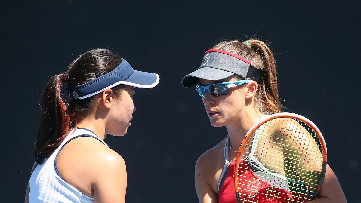 Nao Hibino i Alicja Rosolska