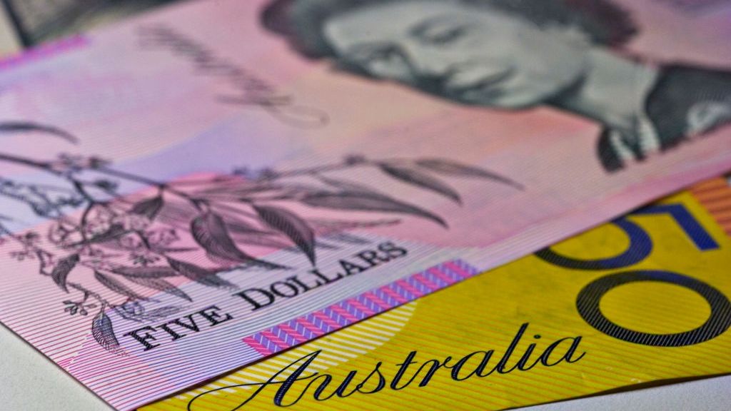 Pięciodolarowy banknot z Australii 