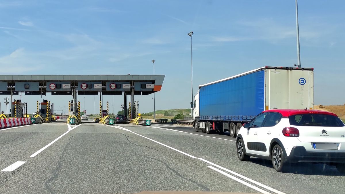 Bramki poboru opłat na autostradzie A4