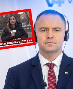Ekipa TVP nie została wpuszczona na szczyt z Nawrockim