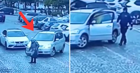Zajechał drogę i wyszedł z auta. Nie wiedział, że obok są policjanci
