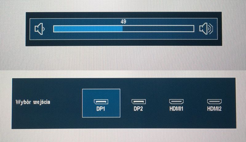 iiyama ProLite X4372UHSU - skróty OSD