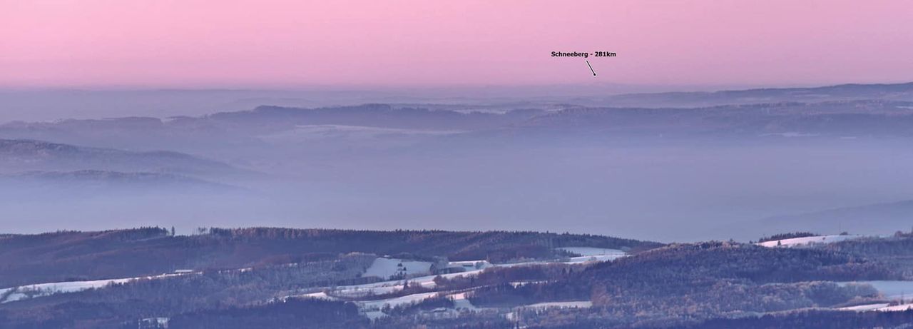 Alpy widoczne z Polski. To nie fotomontaż