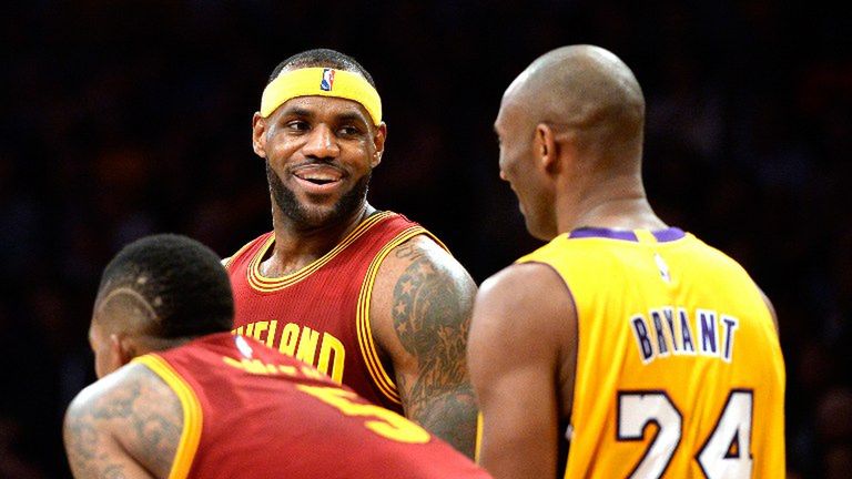 Zdjęcie okładkowe artykułu: LeBron James pozostaje na szczycie, Kobe Bryant z niego schodzi