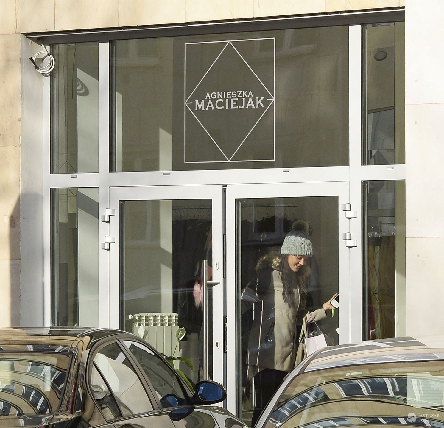 Agnieszka Radwańska na zakupach w butiku Agnieszki Maciejak (fot. Jastrzabpost Exclusive)