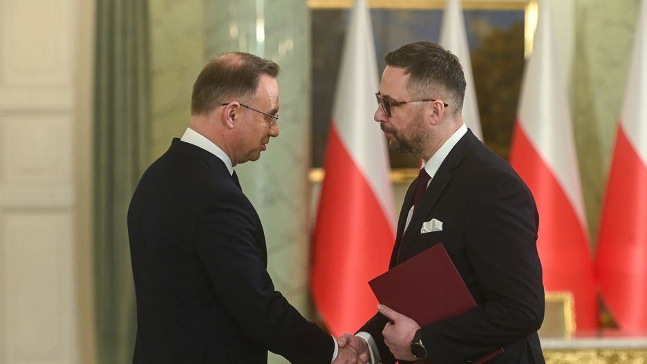 Andrzej Duda i Marcin Kulasek