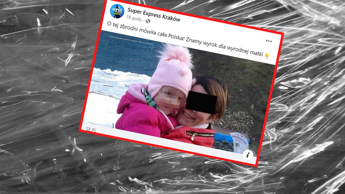 Monika udusiła córeczkę za pomocą folii spożywczej. 