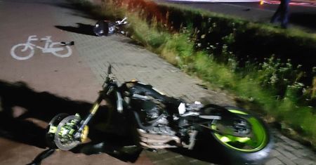 Tragiczny wypadek motocyklisty. Podczas wyprzedzania zderzył się czołowo z innym samochodem