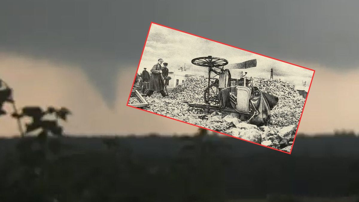 Historyczna trąba powietrzna w Lublinie