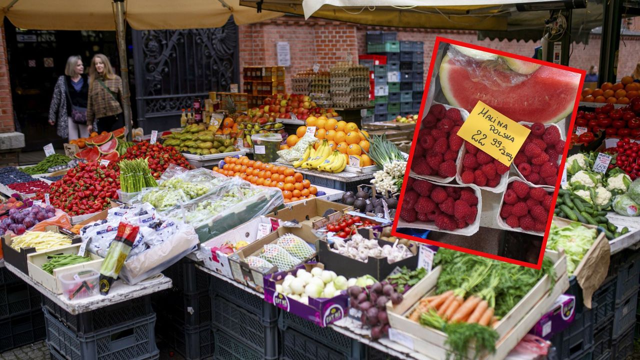 Poszedł po maliny na bazarek. Cena zwaliła go z nóg