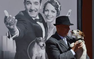 Uggie - pies z filmu "Artysta" zostawił odciski łap w Hollywood