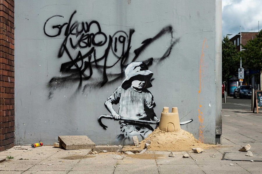 Nowe prace Banksy'ego odkryte w Wielkiej Brytanii 