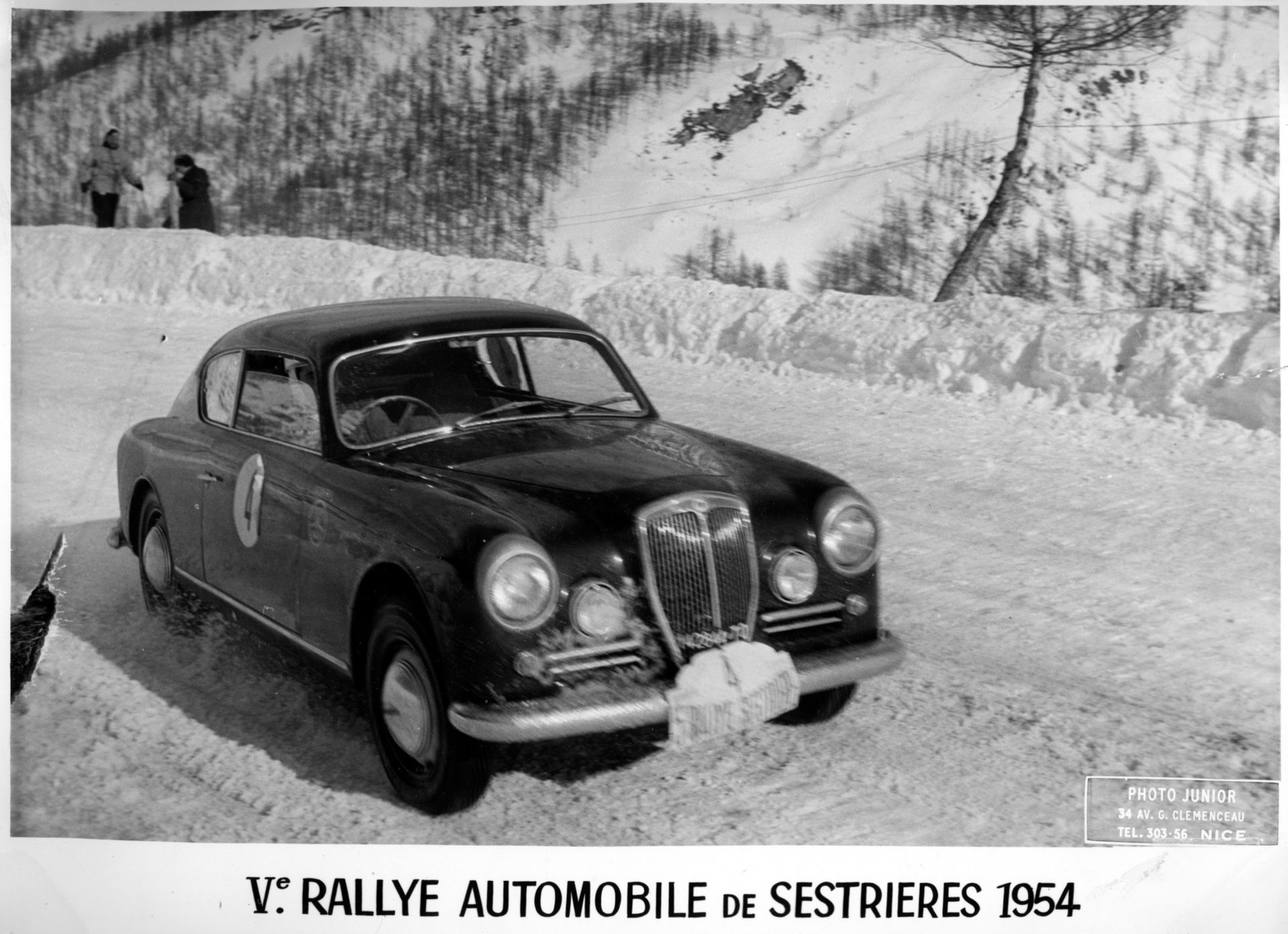 Lancia Aurelia B20, rajd Automobilistico del Sestriere 1954