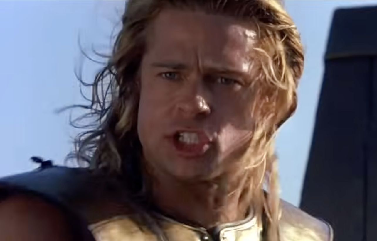 Brad Pitt jako Achilles w "Troi"