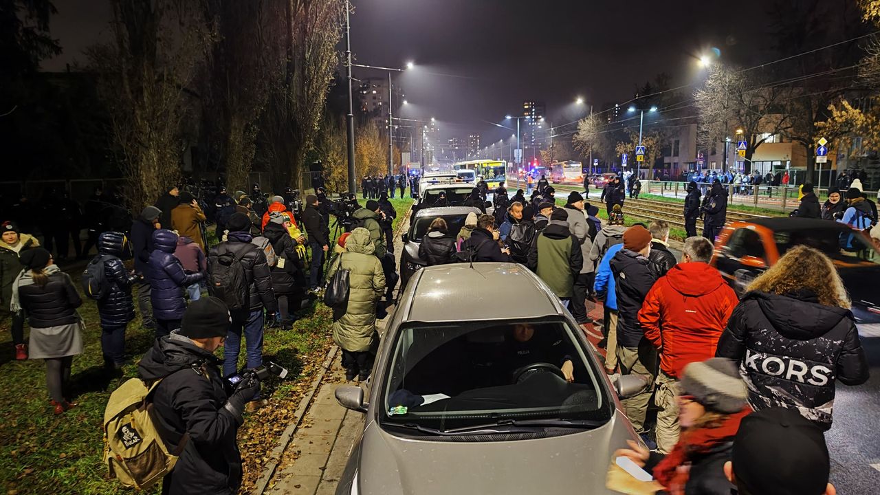 Protest przed domem Jarosława Kaczyńskiego