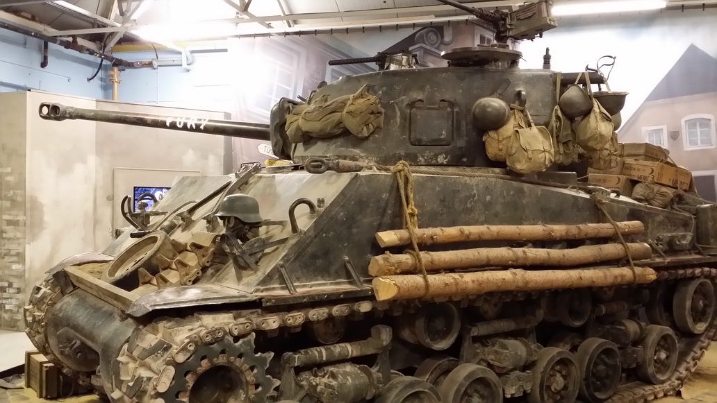 Spotkanie z Wargaming w muzeum w Bovington - filmowa Furia