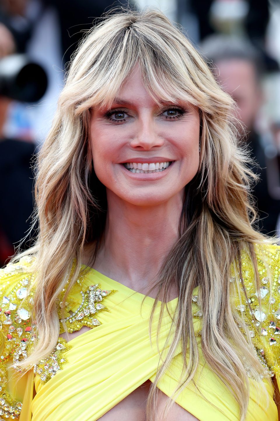 Heidi Klum w odważnej sukni w Cannes