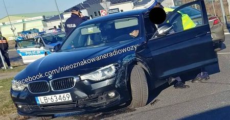 Biała Podlaska: Nieoznakowane BMW zderzyło się z ciężarówką