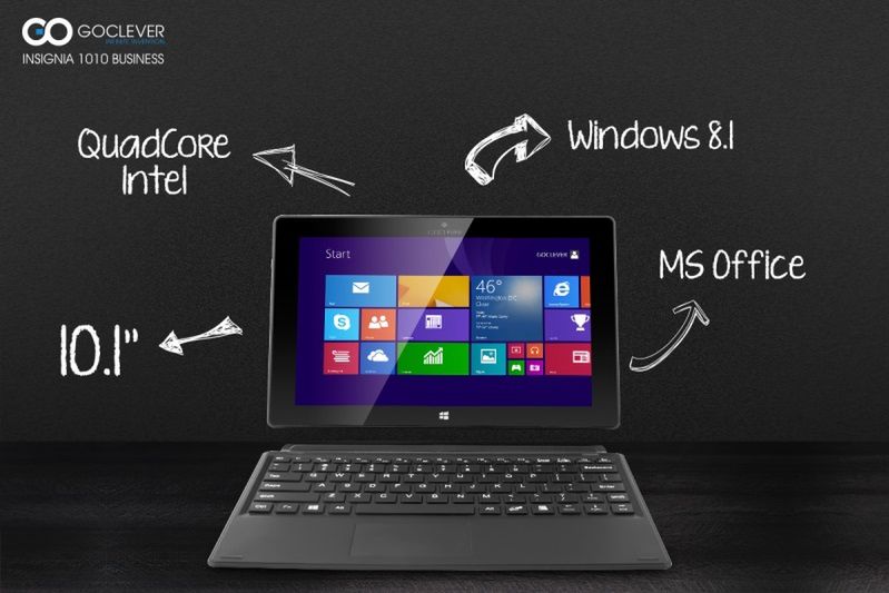 Goclever przedstawia 10-calowy tablet z Windows 8 kosztujący zaledwie 1000 zł