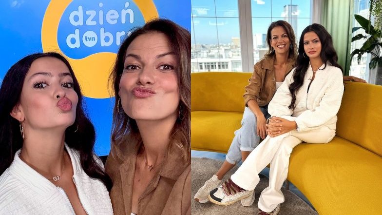 Alżbeta Lenska wystąpiła z córką w programie śniadaniowym