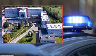 Kobieta wypadła z okna szpitala. Nie żyje