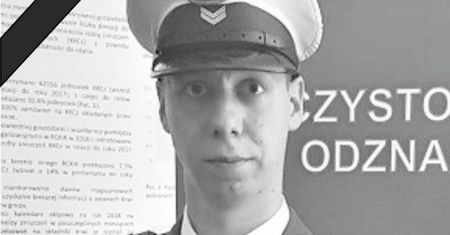 Pomagał innemu policjantowi. Sierżant sztabowy nie żyje
