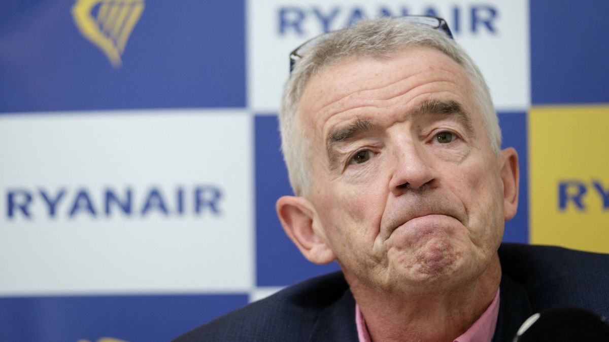 Piloci Ryanaira będą strajkować. Na zdjęciu Michael O'Leary, szef spółki