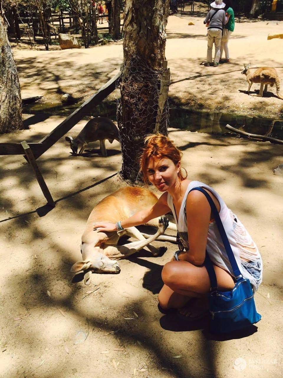 Agata Załęcka na wakacjach w Australii