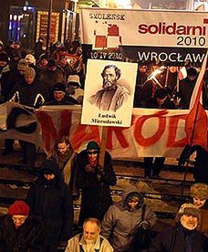 Solidarni 2010 uczcili Powstanie Styczniowe