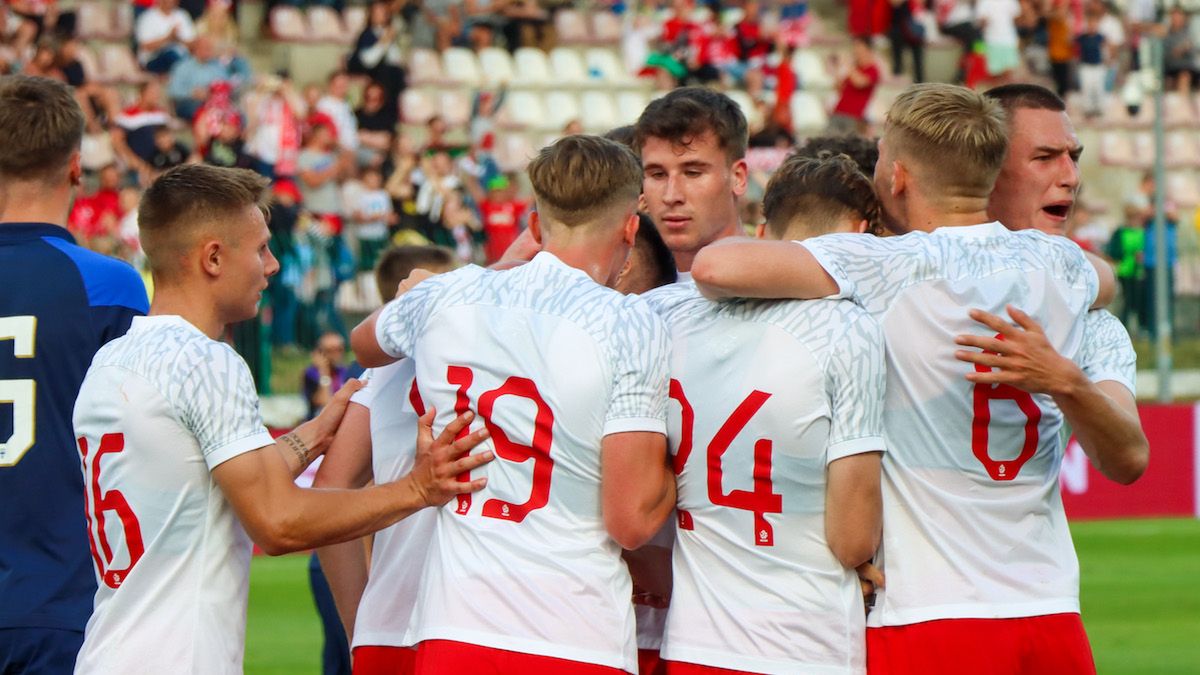 radość piłkarzy reprezentacji Polski U-21