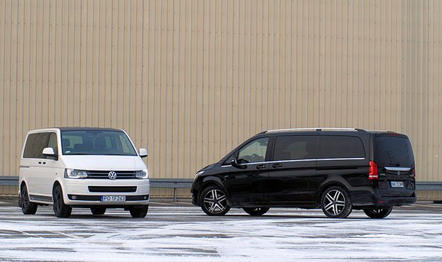 Volkswagen Multivan vs. Mercedes Klasy V - dwa światy