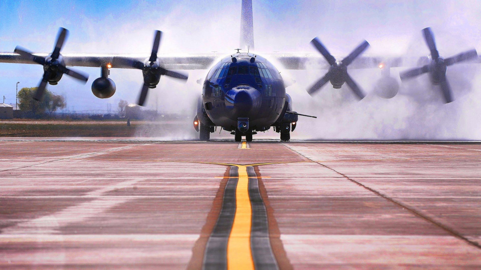 AC-130 na pasie startowym 