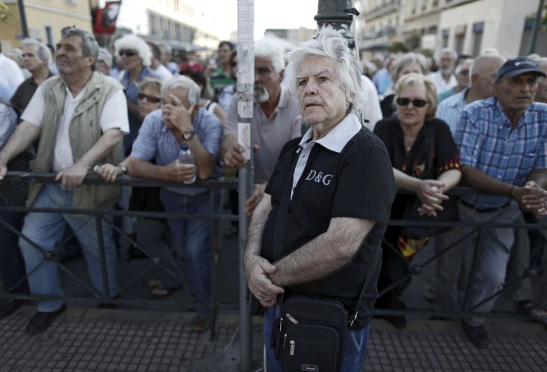 Protesty w Grecji. Emeryci domagają się wyższych świadczeń