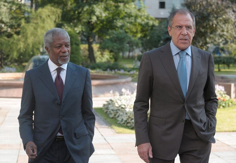 Kofi Annan będzie pertraktował z Putinem w sprawie Syrii