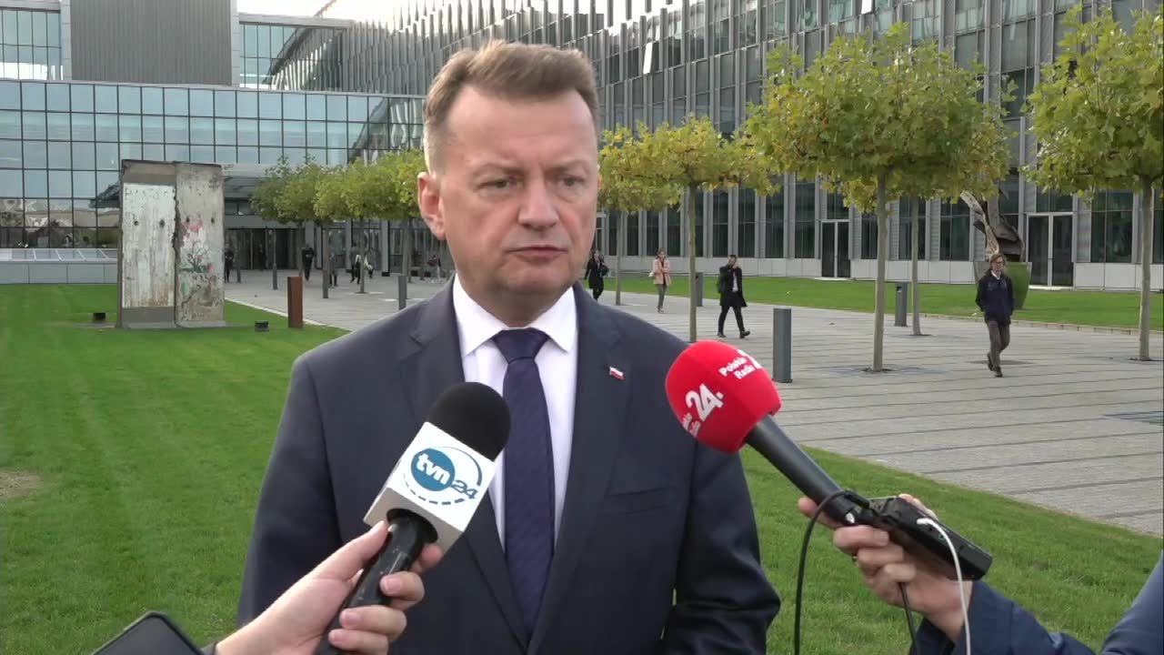 M. Błaszczak: W Polsce powstanie misja UE zajmująca się szkoleniem Ukraińców