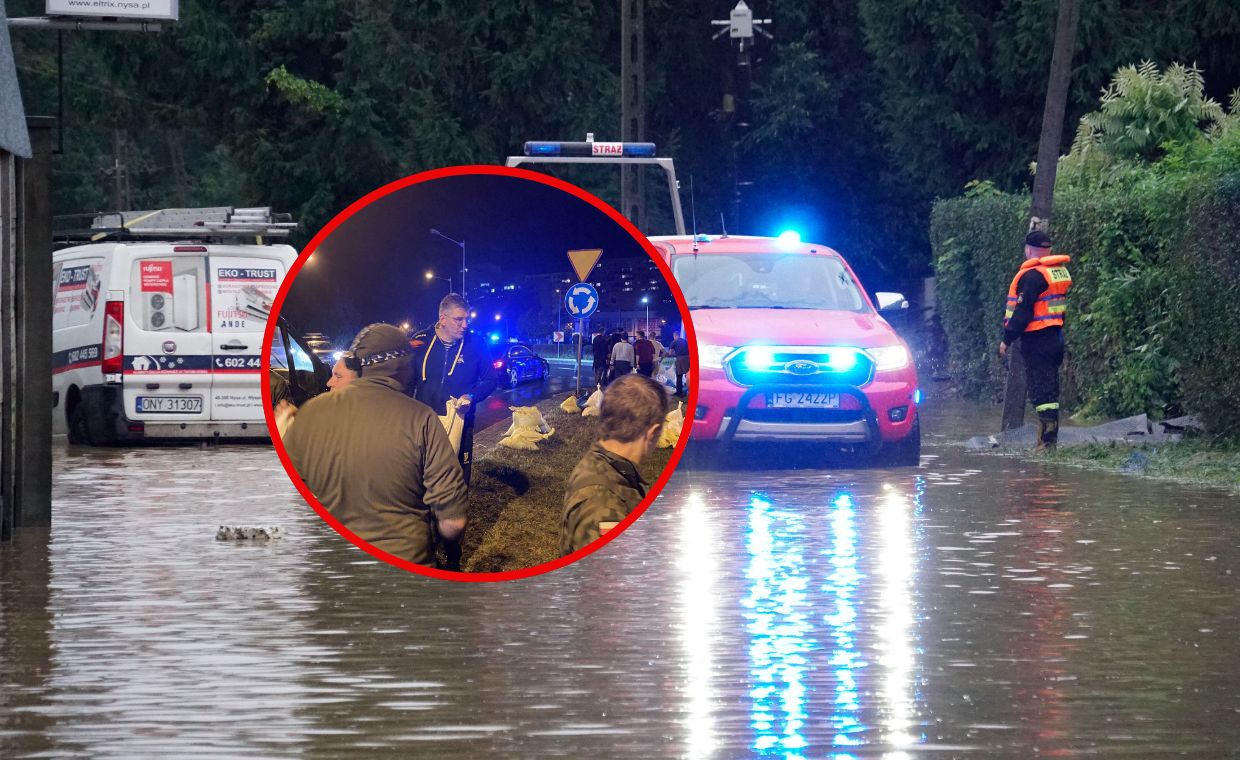 Ewakuacja Nysy, do akcji wchodzą śmigłowce