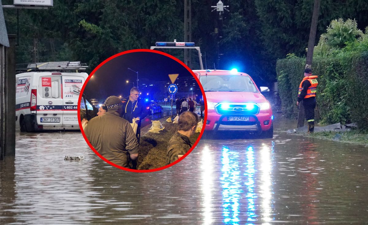 powódź, ewakuacja, wał przeciwpowodziowy, black hawk Natychmiastowa ewakuacja Nysy. Do akcji wchodzą śmigłowce