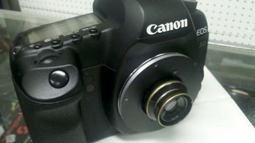 Canon 5D ze 100-letnim obiektywem 1