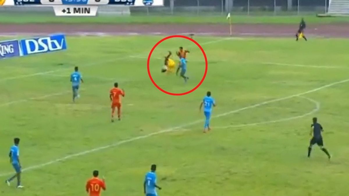 Twitter / Fatalne zachowanie bramkarza