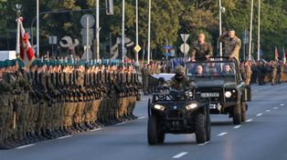 Warszawa: Próba generalna Wielkiej Defilady Sił Zbrojnych RP
