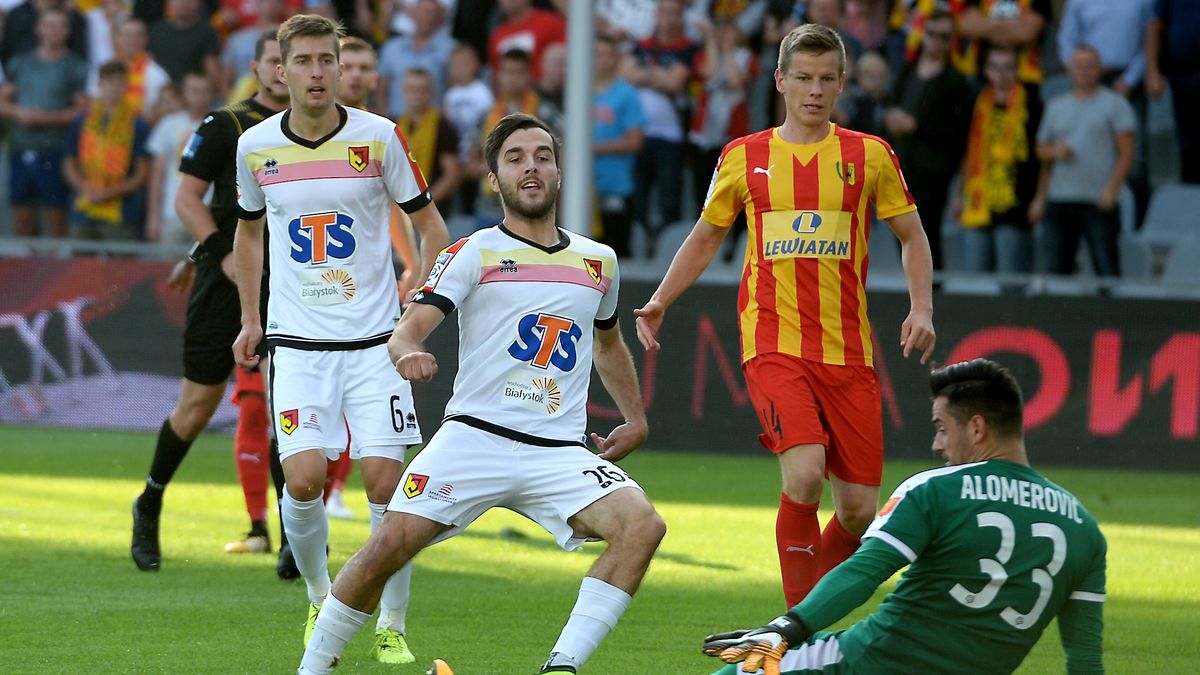 Mecz Korona Kielce - Jagiellonia Białystok