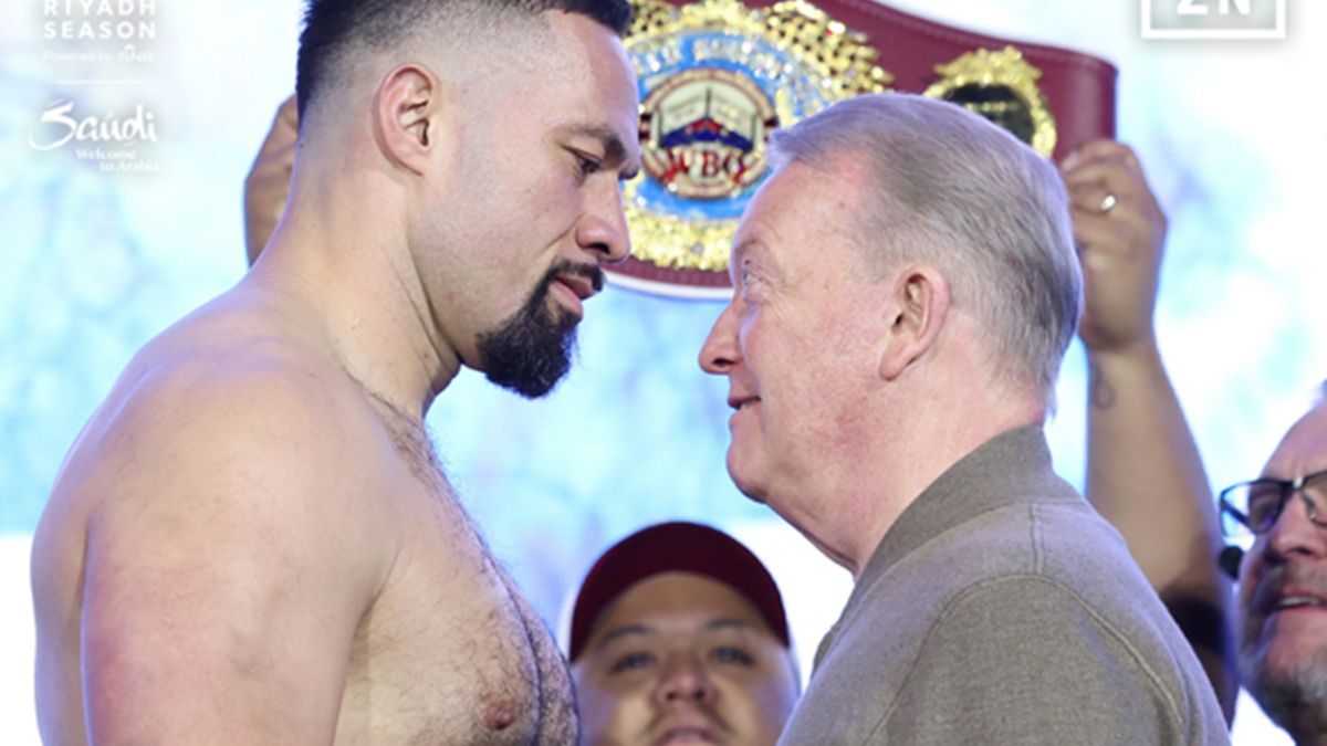 Twitter / Na zdjęcie: Joseph Parker i Frank Warren