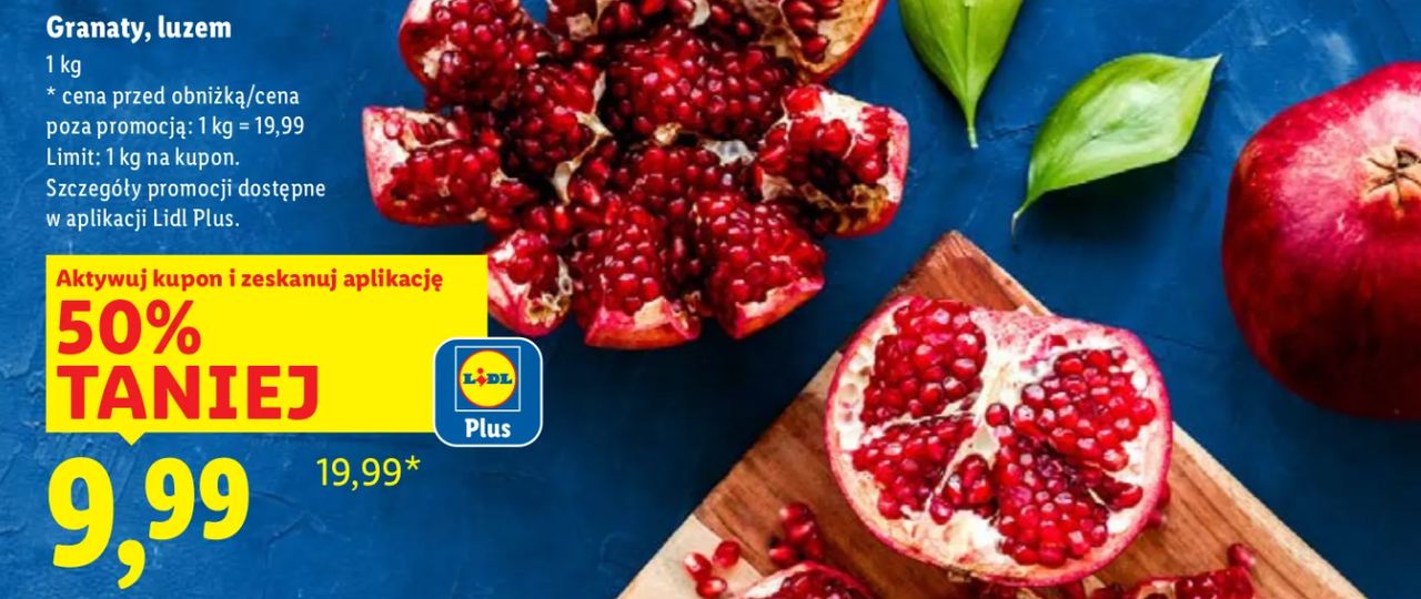 Z granatów w promocji przygotujesz smaczne dania i desery