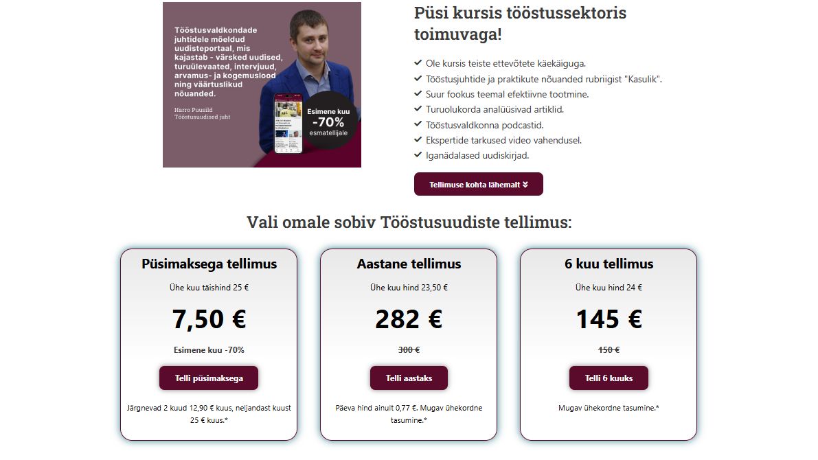 Aripaev to niezbędnik dla inwestorów i maniaków giełd.